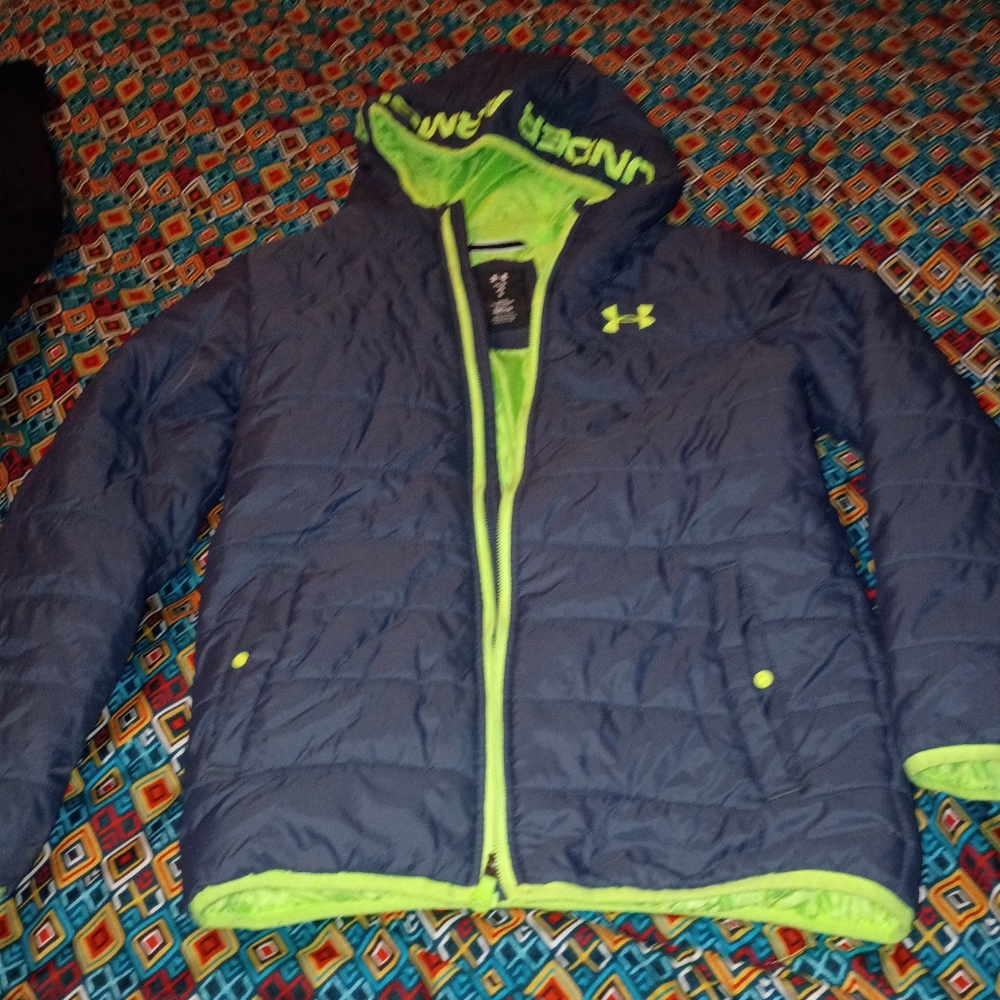 Under Armour Kids Youth Coat Jacket Puffer Boys L